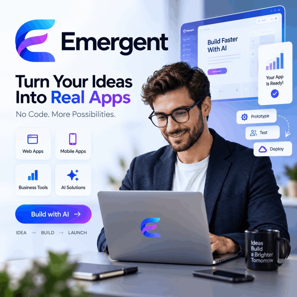 Emergent Create Websites and Apps With AI