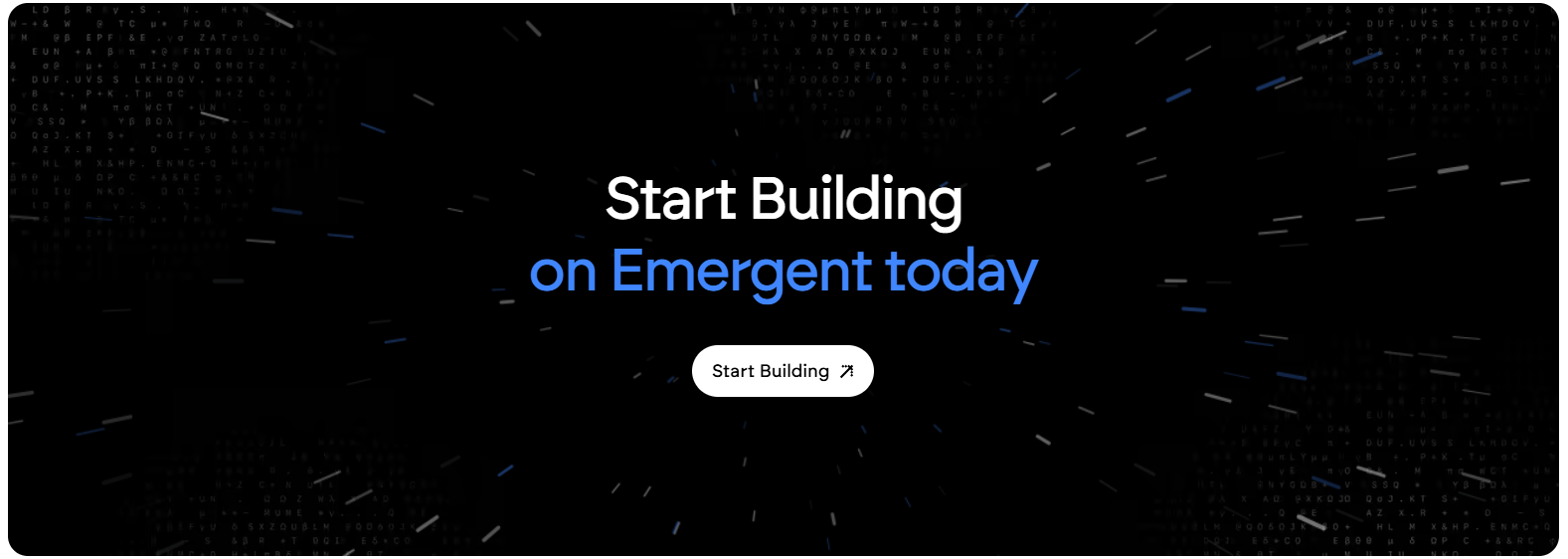Start Building on Emergent today